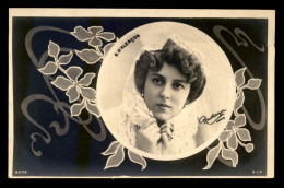 ARTISTES - EMILIENNE D'ALENCON - EDITEUR REUTLINGER - DECOR ART NOUVEAU - Entertainers