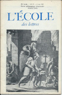 Livres, BD, Revues > L' Ecole Des Lettres Revue Pédagogique Second Cycle - Otros & Sin Clasificación