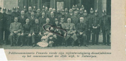 Antwerpen   Politiecommisaris  Pauwels    ( Origineel Knipsel Zondagsvriend 1936 ) - Non Classés