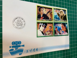 Korea Stamp MNH FDC 2024 Art Cinema Feature Films Sheet Perf But Actually Issued Was 2008 - Korea (Noord)