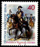 Berlin Poste Obl Yv:589 Mi:628 Friedrich Wilhelm Von Steuben Général (cachet Rond) - Gebruikt