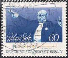 Berlin Poste Obl Yv:588 Mi:627 Robert Stolz Compositeur (TB Cachet Rond) - Gebruikt