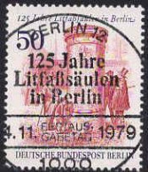 Berlin Poste Obl Yv:576 Mi:612 Litfaßsäulen In Berlin (TB Cachet à Date) - Usati