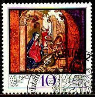 Berlin Poste Obl Yv:572 Mi:613 Noël Naissance Du Christ (TB Cachet Rond) - Used Stamps