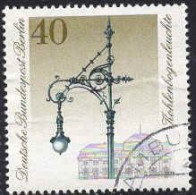 Berlin Poste Obl Yv:564 Mi:604 Kohlenbogenleuchte Reverbère Electrique (Beau Cachet Rond) - Usati
