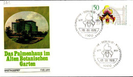 Berlin Poste Obl Yv:562 Mi:602 Botanischer Garten Berlin Orchidée Paphior (TB Cachet à Date) Fdc Berlin 9-8-79 - 1971-1980