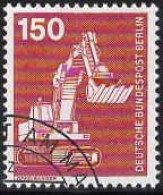 Berlin Poste Obl Yv:558 Mi:584 Löffelbagger (Beau Cachet Rond) - Usati