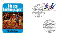 Berlin Poste Obl Yv:550 Mi:596 Course De Relais (TB Cachet à Date) Fdc Berlin 5-4-79 - 1971-1980