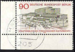 Berlin Poste Obl Yv:543 Mi:577 Staatsbibliothek Preussischer Kulturbesitz Coin D.feuille (TB Cachet Rond) - Gebraucht