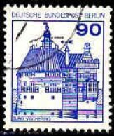 Berlin Poste Obl Yv:541 Mi:588 Burg Vischering (cachet Rond) - Usati