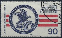 Berlin Poste Obl Yv:530 Mi:562 75 Jahre Amerikanische Handelskammer In Deutschland (beau Cachet Rond) - Oblitérés