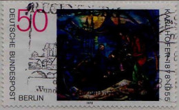 Berlin Poste Obl Yv:534 Mi:572 Karl Hofer Le Bain (Belle Obl.mécanique) - Used Stamps