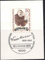 Berlin Poste Obl Yv:523 Mi:561 Walter Kollo Compositeur (TB Cachet à Date) Sur Fragment - Oblitérés