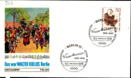 Berlin Poste Obl Yv:523 Mi:561 Walter Kollo Compositeur (TB Cachet à Date) Fdc Berlin 12-1-78 - 1971-1980