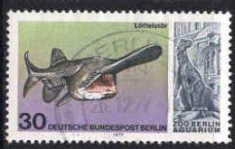 Berlin Poste Obl Yv:515 Mi:553 Polyodon Spathula (Beau Cachet Rond) - Usati