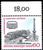 Berlin Poste N** Yv:549 Mi:591 Internationales Congress Centrum Berlin (Bord De Feuille) - Unused Stamps