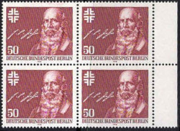 Berlin Poste N** Yv:532 Mi:570 Friedrich Ludwig Jahn Politicien (Bloc De 4) - Nuevos