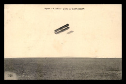 AVIATION - BIPLAN CAUDRON PILOTE PAR LEMASSON - ....-1914: Vorläufer