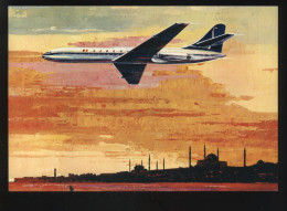 AVIATION - AVION CARAVELLE JET CONTINENTAL - SABENA - 1946-....: Modern Tijdperk