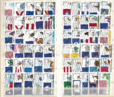 USA 2008 To 2012 Flags Of Our Nations Cpl 60v Set Used Off-Paper  SC. 4273/2332 - Colecciones & Lotes
