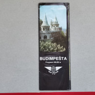 BUDAPEST - HUNGARY, Vintage Tourism Brochure 1974, Prospect, Guide (pro4) - Cuadernillos Turísticos