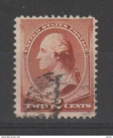 U.S.A.:  1875  G. WASHINGTON  -  2 C. USED  STAMP  -  YV/TELL. 58 A - Used Stamps