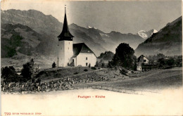 Frutigen - Kirche (799) * 6. 8. 1906 - Frutigen