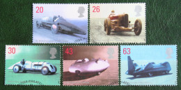 Car Science Velocity Physics (Mi 1767-1771) 1998 Used Gebruikt Oblitere ENGLAND GRANDE-BRETAGNE GB GREAT BRITAIN - Used Stamps