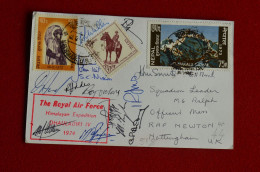 Signed By 13 Mountaineers 1974 RAF Dhaulagiri IV Expedition Himalaya Mountaineering Escalade Alpinisme - Sportivo