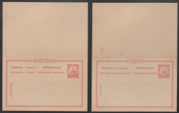 MARIANEN - MARIANNES / 1900 # P10 DOPPEL GSK - ENTIER POSTAL DOUBLE - Mariana Islands