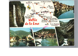 VALLEE DE LA LOUE 25  Cascade Syratu Et Ornans Vuillafans Lods Et Source De La Loue Plan Carte Poisson - Autres & Non Classés