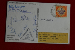 Signed By 6 Mountaineers 1970 Nampa Manchester Nepalese Expedition Himalaya Mountaineering Escalade Alpinisme - Sportspeople