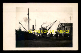 BATEAUX - CARGO CARTSOYKE - PORT A SITUER - CARTE PHOTO ORIGINALE - Cargos