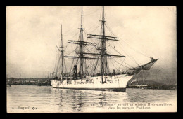 BATEAUX - VOILIER 3 MATS VAUCLUSE ENVOYE EN MISSION HYDROGRAPHIQUE DANS LES MERS DU PACIFIQUE - Sailing Vessels