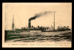 BATEAUX - PAQUEBOT - EUROPE DE LA COMPAGNIE DES CHARGEURS REUNIS - Steamers