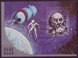 Amérique - Cuba - BLF / 1986  - Space - 7502 - Otros & Sin Clasificación