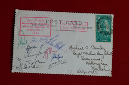 Signed By 11 Mountaineers 1965 RAF Dhaulagiri IV Expedition Himalaya Mountaineering Escalade Alpinisme - Sportspeople