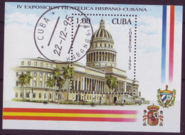 Amérique - Cuba - BLF / 1995 - 4° Exposicion Filatelica Hispano-Cuba - 7504 - Other & Unclassified