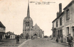 CPA 89 - CHEROY (Yonne) - L'Eglise (petite Animation) - Cheroy