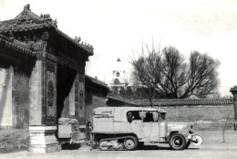 CPM La Croisière Jaune - Auto-chenille Et Remorque - Editions Atlas - Camion, Tir