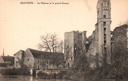 CPA 18 - SAGONNE (Cher) - Le Château Et Le Grand Donjon - Autres & Non Classés