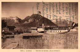 CPA 74 - SAINT-JORIOZ (Hte-Savoie) - Arrivée Du Bateau "Ville D'Annecy" - Autres & Non Classés