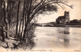 CPA 78 - MANTES (Yvelines) - 10. Les Bords De La Seine à L'Ile Aux Dames - Mantes La Ville