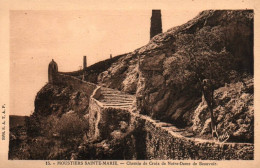 CPA 04 - MOUSTIERS STE MARIE (Alpes De Hautes Provence ) - 15. Chemin De Croix De Notre-Dame De Beauvoir - Other & Unclassified