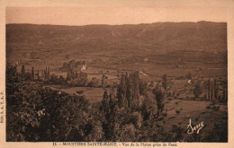 CPA 04 - MOUSTIERS STE MARIE (Alpes De Hautes Provence ) - 11. Vue De La Plaine Prise Du Pont - Other & Unclassified