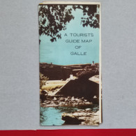 GALLE - SRI LANKA, Vintage Map, Prospect, Guide, (pro4) - Toeristische Brochures