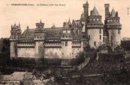 CPA 60 - PIERREFONDS (Oise) - 1. Le Château (côté Sud-Ouest) - Pierrefonds