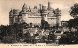 CPA 60 - Château De PIERREFONDS (Oise) - 18. Vue Prise De La Route De Compiègne - ND - Pierrefonds