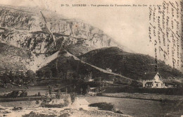 CPA 65- LOURDES (Hautes Pyrénées) - 73. Vue Générale Du Funiculaire, Pic Du Ger - Lourdes
