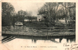 CPA 94 - CRETEIL (Val De Marne) - 16. La Passerelle - Le Tour De Marne - Creteil